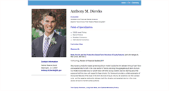 Desktop Screenshot of anthonydiercks.com